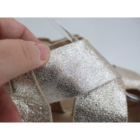 Eileen Fisher Womens Weslia Leather Ankle Strap Wedge Espadrille Sandals Size 10 - Picture 3 of 12